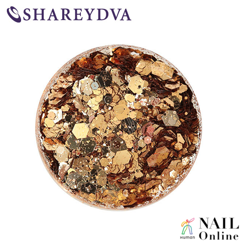 【SHAREYDVA】  グリッター ホロミックス ゴールド