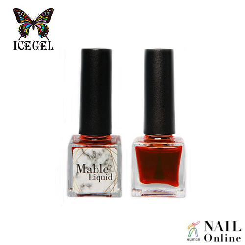 【ICE GEL】 マーブルリキッド 7ml アンバー　MA-08