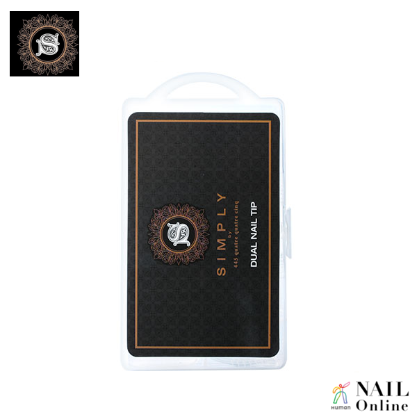 【BEAUTY NAILER】 SIMPLY デュアルネイルチップ　120枚　QＤＴ-1