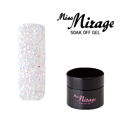 【MissMirage】 R1S  パールオーロラ クリア　(パール・グリッター) 2.5g