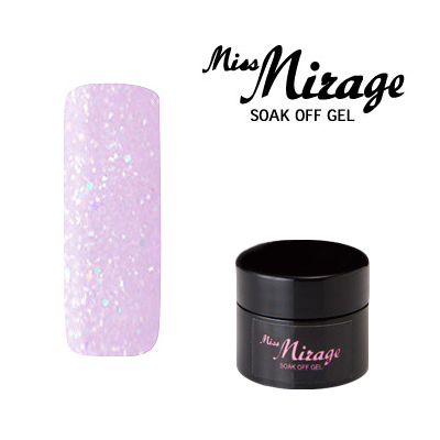 【MissMirage】 R13S  パールオーロラ ミルキーライラック　(パール・グリッター) 2.5g