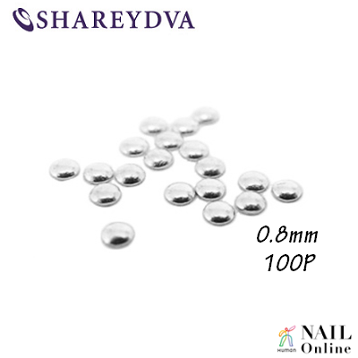 【SHAREYDVA】 (旧Pieadra) スタッズ　0.8mm　100P　シルバー