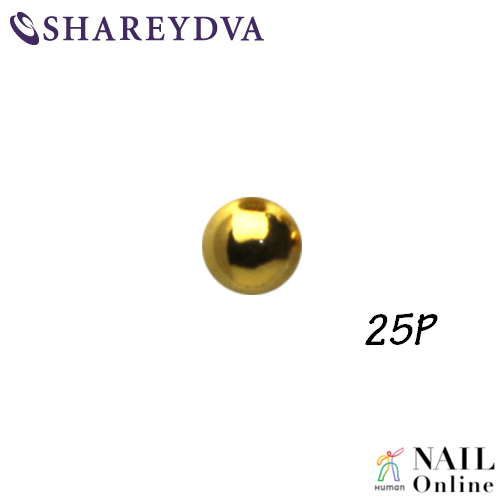 【SHAREYDVA】 (旧Pieadra) メタルボール　2mm　ゴールド　２5P