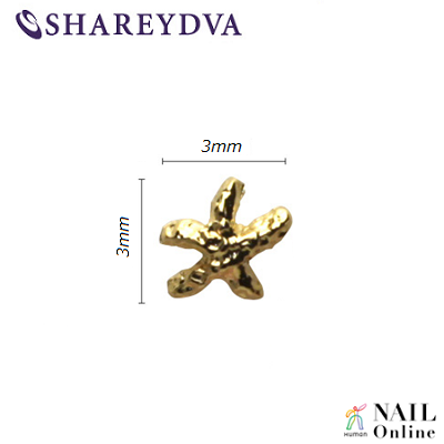 【SHAREYDVA】 (旧Pieadra) スターフィッシュ　Ｓ　ゴールド　8P