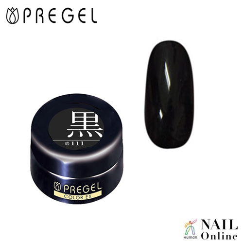 【PREGEL】 【マット】 4g　カラーEX  PG-CE111  黒