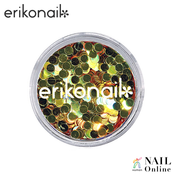 【erikonail】 ERI-193 ホロ純銀ゴールド 2mm 2g
