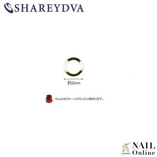 【SHAREYDVA】 (旧Pieadra) スタッズ　メタル　中抜き　ss5用　100P　ゴールド