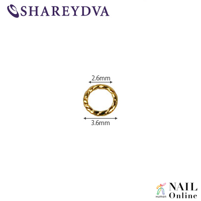 【SHAREYDVA】 (旧Pieadra) ロープフレーム　ss9用　100P　ゴールド