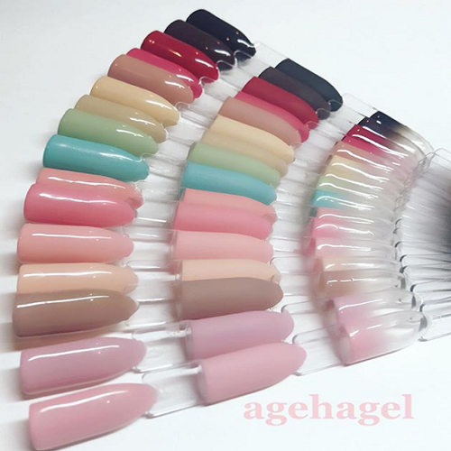 Ageha Gel コスメカラー 5 マット 濃度2 5 ダークレッド 2 7g