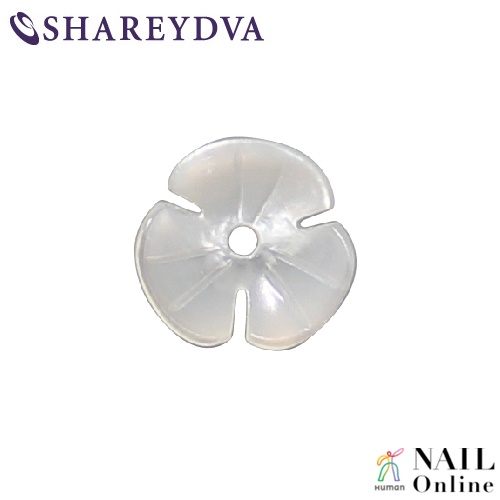 Shareydva ネイルパーツ シェルフラワー ビオラ ホワイト