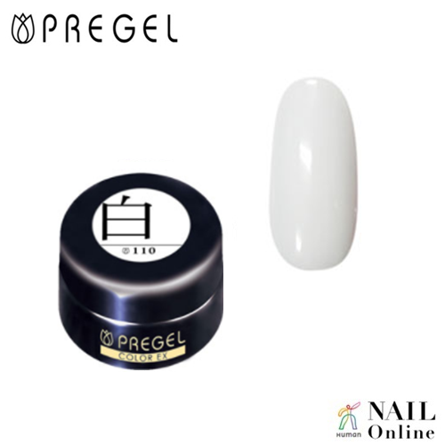 【PREGEL】 【マット】 4g　カラーEX  PG-CE110  白  【検定おすすめ】