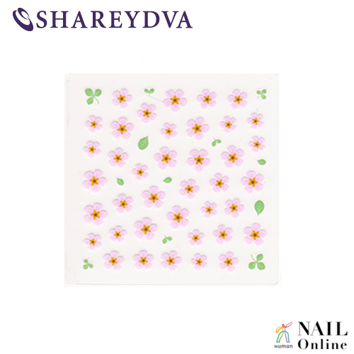 Shareydva 旧pieadra ネイルシール 押し花 パステルピンク