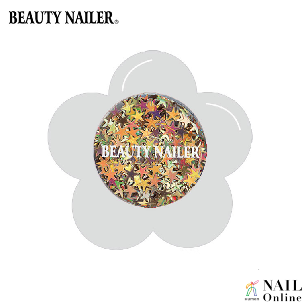 【BEAUTY NAILER】 ラメラメ FG-36 メタリックゴールドスター