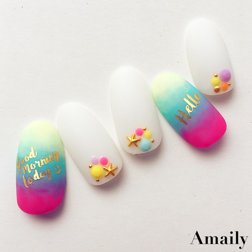 Amaily ネイルシール No 2 14 gm ゴールド Amaily ネイルシール No 2 14 gm ゴールド