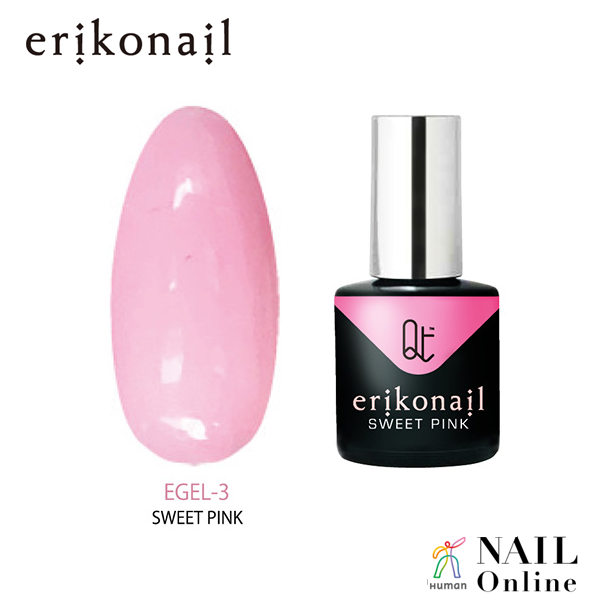 Erikonail インスタントジェリーポリッシュ Egel 3 スウィートピンク 7ml マット