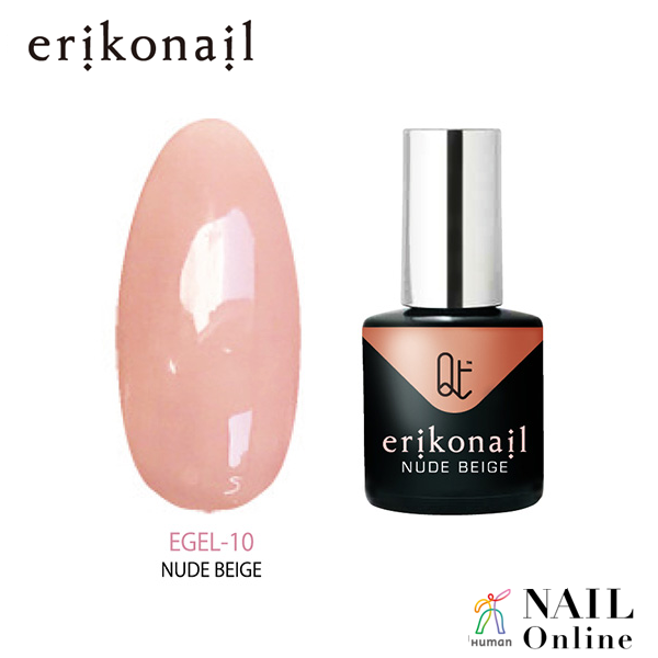 Erikonail インスタントジェリーポリッシュ Egel 10 ヌードベージュ 7ml マット