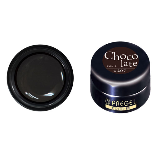 PREGEL】 【マット】 4g カラーEX PG-CE207 チョコレート