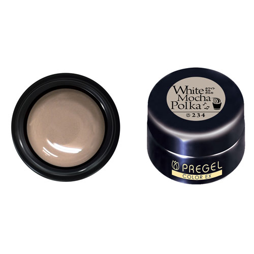 PREGEL】 【マット】 4g カラーEX PG-CE234 ホワイトモカポルカ