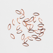 【SHAREYDVA】 ミニリーフ中抜き ピンクゴールド　50P　