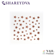 【SHAREYDVA】 ネイルシール スター  ピンクゴールド