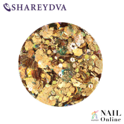 【SHAREYDVA】  グリッター ホロミックス プリズムゴールド