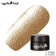 【ageha Gel】　コスメカラー 411　(グリッター 濃度2.5) ゴールド 2.7g