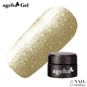 【ageha Gel】　コスメカラー 412　(グリッター 濃度2.5) イエローゴールド 2.7g