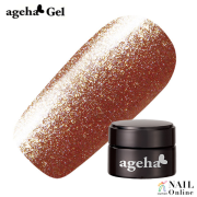 【ageha Gel】　コスメカラー 409　(グリッター 濃度2.5) ローズゴールド 2.7g