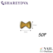 【SHAREYDVA】 (旧Pieadra) ミニ　キャンディーリボン　50P　ゴールド