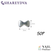 【SHAREYDVA】 (旧Pieadra) ミニ　キャンディーリボン　50P　シルバー