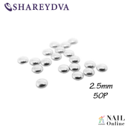【SHAREYDVA】 (旧Pieadra) スタッズ　2.5mm　50P　シルバー
