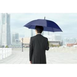 【名入れ無料！】【版代無料！】【送料無料！】販促用粗品 ベーシックビッグジャンプ傘（ネイビー）《2318530》  100個からのご提供