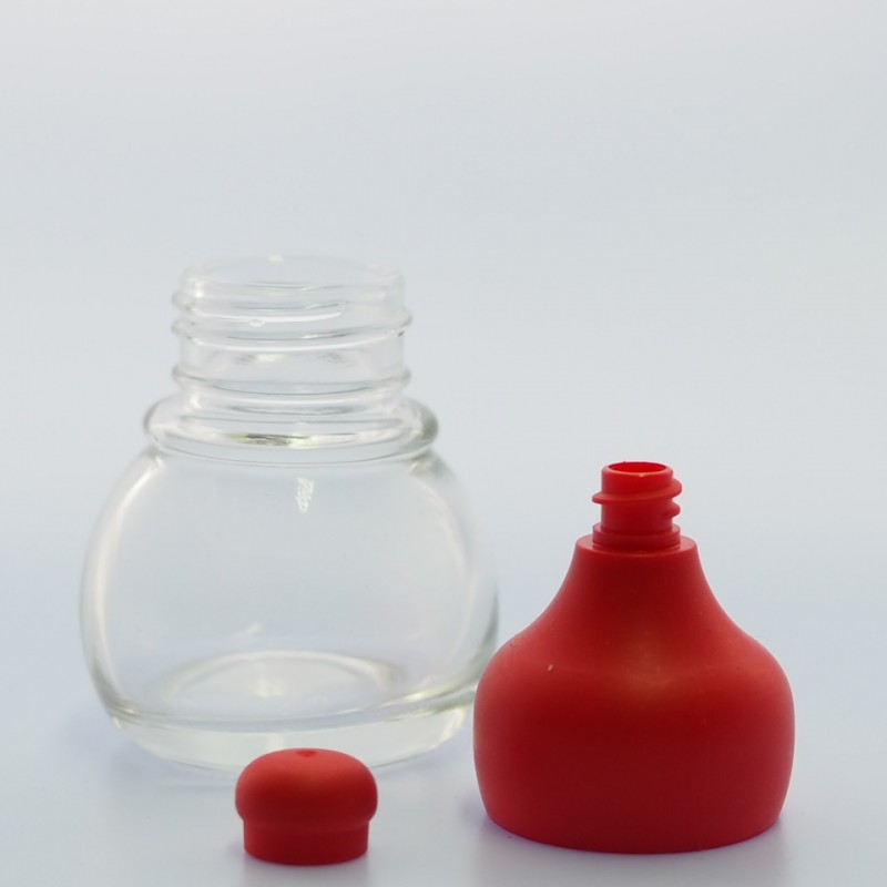 香辛料ボトル【80本入】赤キャップ付き ガラス瓶の通販サイト