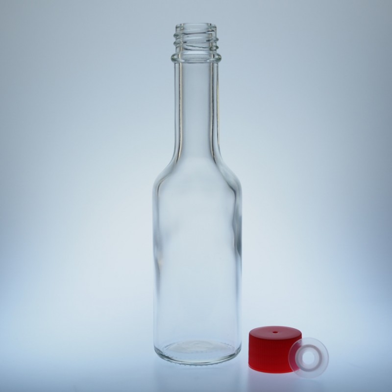 ミニチュア60【120本入】赤キャップ・中栓付き ガラス瓶の通販サイト