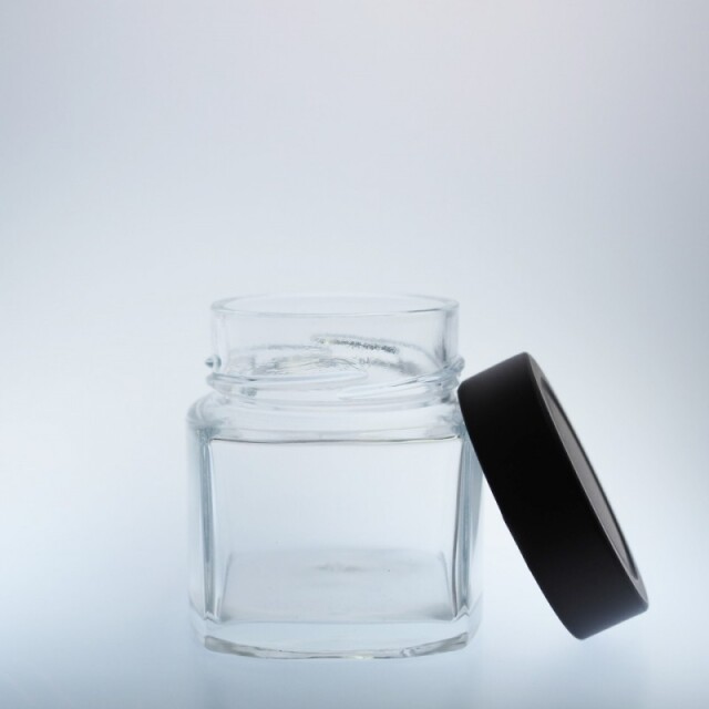 ガラス瓶 72個セット 黒い蓋 約200ml MSN-200角DTS 【40本入】黒キャップ艶なし付き ガラス瓶の通販サイト