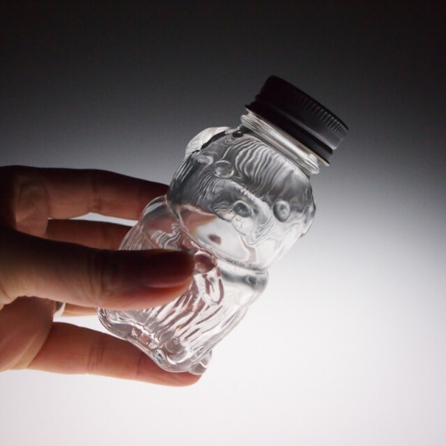 スパイス ポチ 中栓6穴セット 【80本入】 アルミキャップ付き ガラス瓶