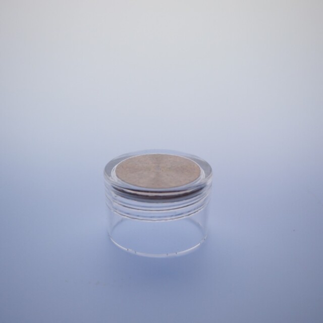 透明樹脂キャップ　天面コルク　ネジ　