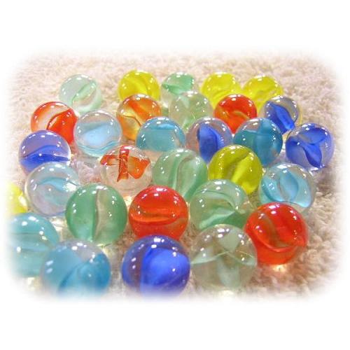 ビー玉 　12.5mm 　30個入り　リーフ