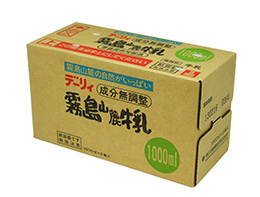 霧島山麓牛乳1ケース(6パック入り)【１カ月コース】