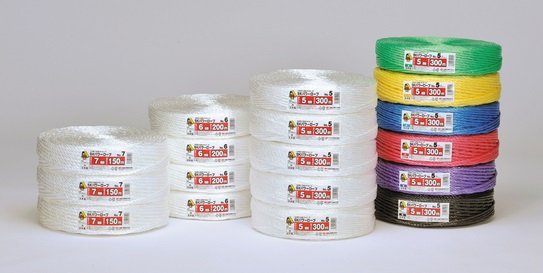 信越工業　SKパワーロープ　No4　白　 5巻入