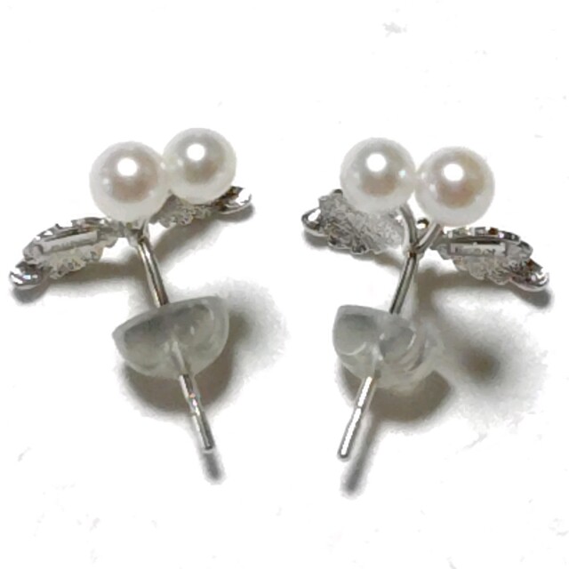 K18さくらんぼ型ピアス-4