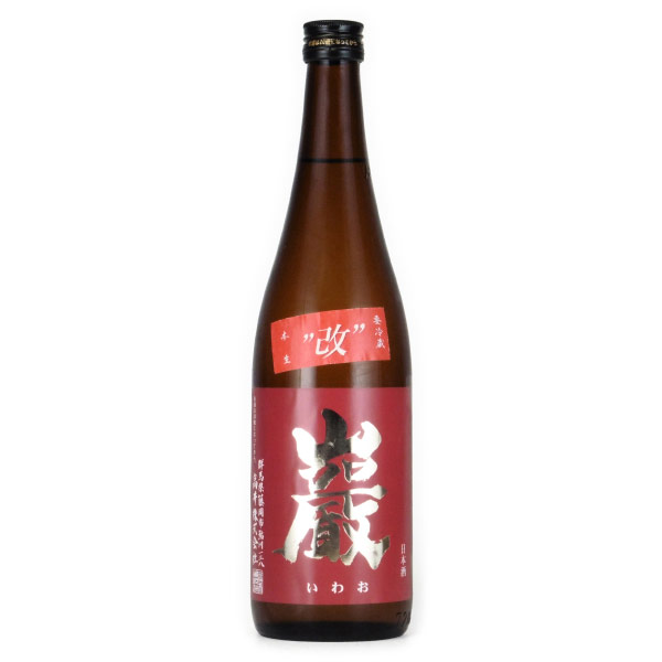 巌 赤ラベル”改” 特別純米酒 生もと　群馬県高井株式会社 720ml