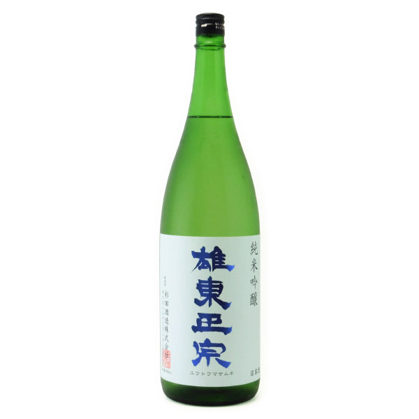 雄東政宗 純米吟醸酒 夢ささら　栃木県杉田酒造 1800ml
