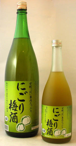 にごり梅酒　1800ml　埼玉県麻原酒造