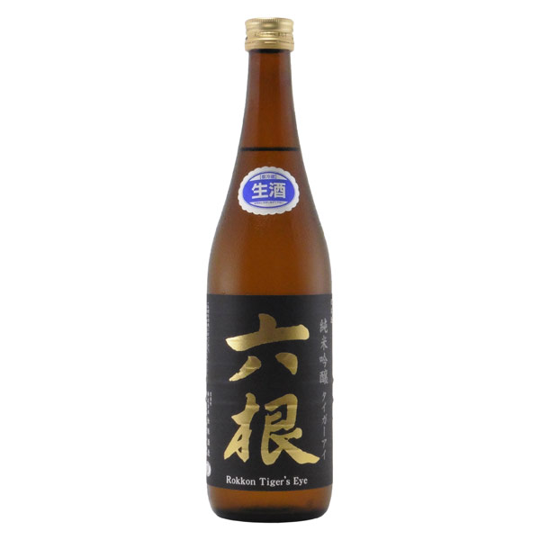 六根 タイガーアイ 純米吟醸 生酒　青森県松緑酒造 720ml