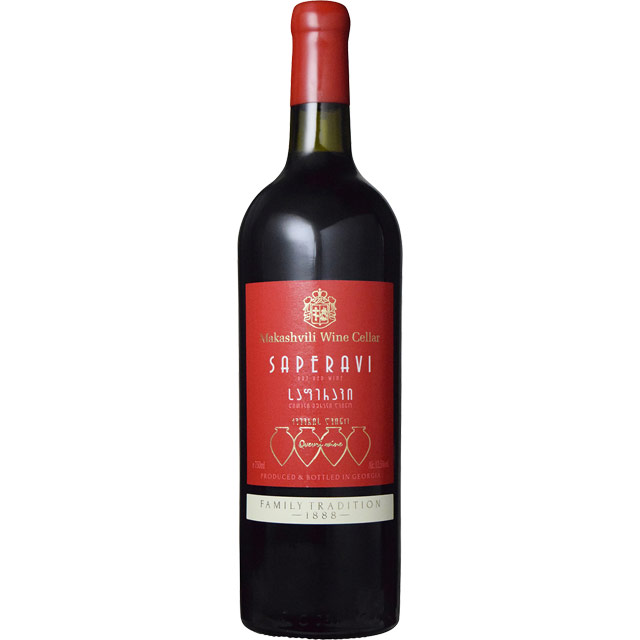 マカシヴィリ・ワイン・セラー サペラヴィ 2021 ヴァジアニ・カンパニー　ジョージア カヘッティ 赤ワイン 750ml