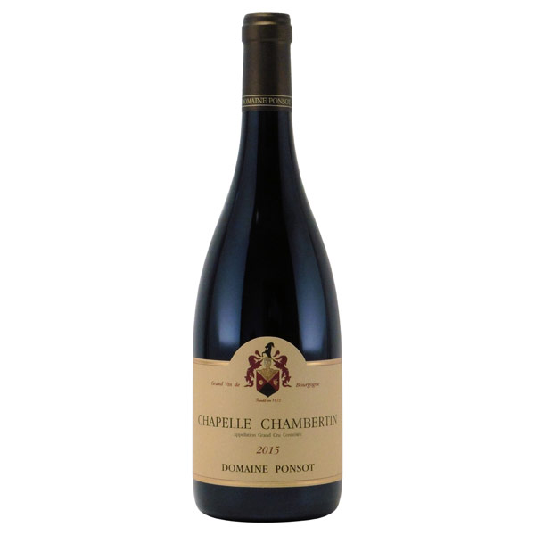 シャペル・シャンベルタン グラン・クリュ 2015 ポンソ　フランス ブルゴーニュ 赤ワイン 750ml
