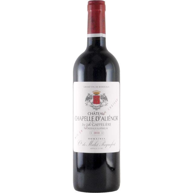 シャトー・シャペル・ダリエノール バイ・ガフリエール 2018 シャトー元詰　フランス ボルドー 赤ワイン 750ml