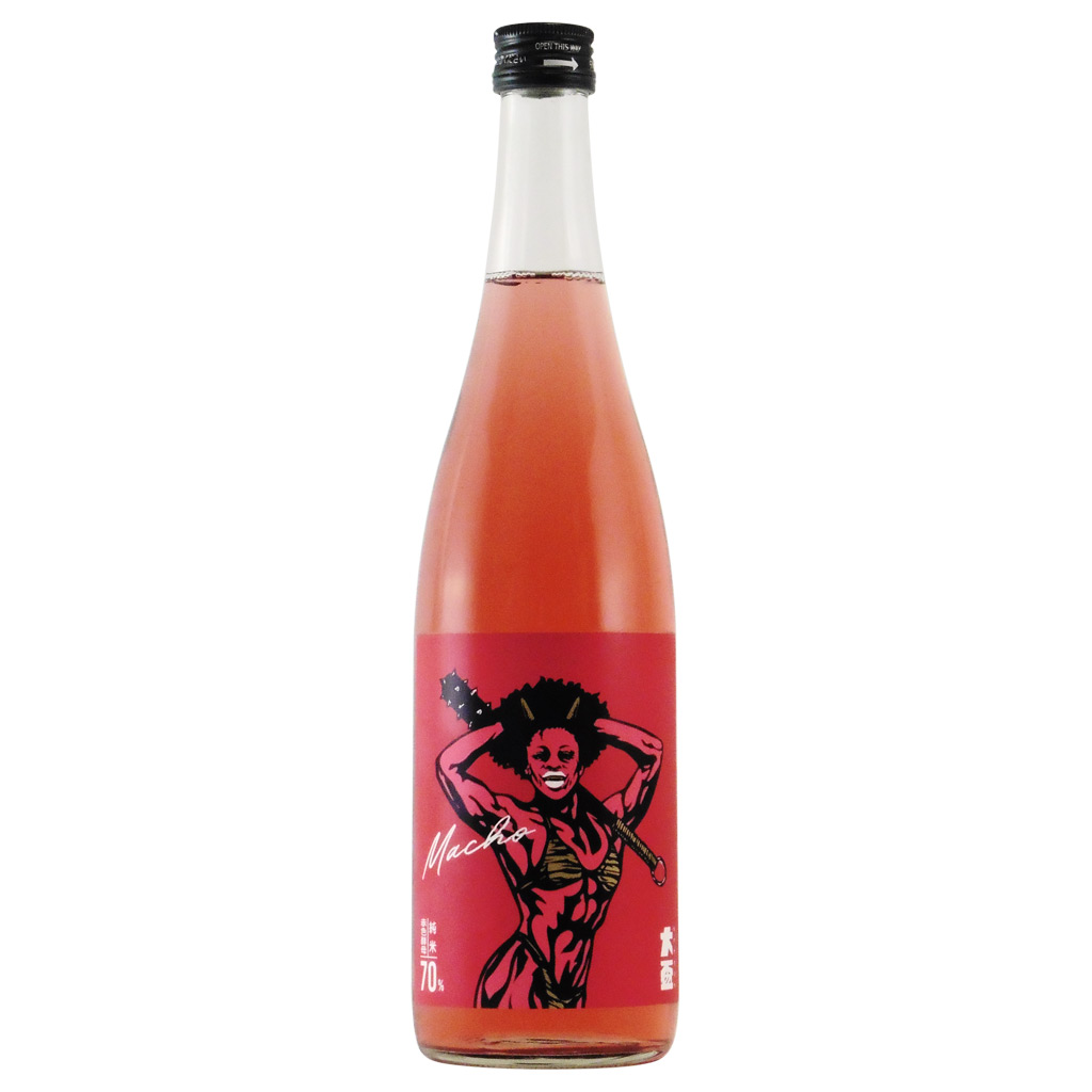 大盃マッチョ 純米酒 赤色酵母７０　群馬県牧野酒造 720ml