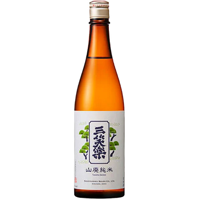 三笑楽 山廃純米酒 山田錦　富山県三笑楽酒造 720ml